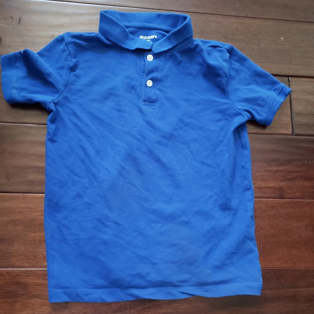 Boys Blue Old Navy Collar Shirt